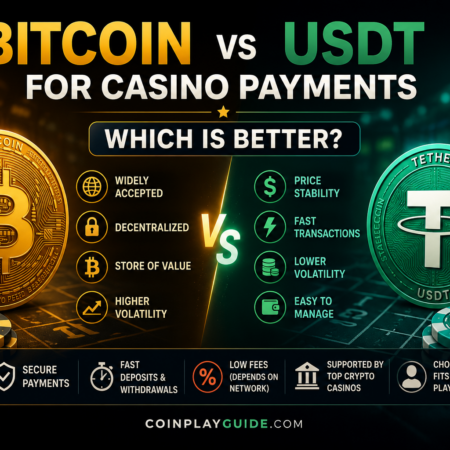 ₿ Bitcoin vs USDT for Casino Payments – Which Is Better?