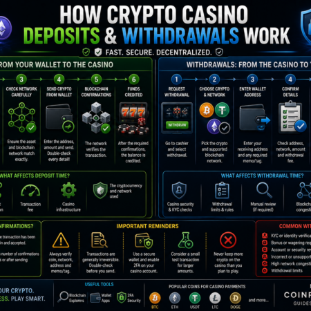 💸 How Crypto Casino Deposits and Withdrawals Work