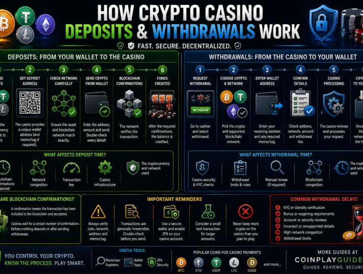 💸 How Crypto Casino Deposits and Withdrawals Work
