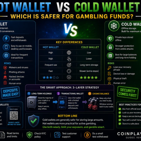 🔥 Hot Wallet vs Cold Wallet – Which Is Safer for Gambling Fund