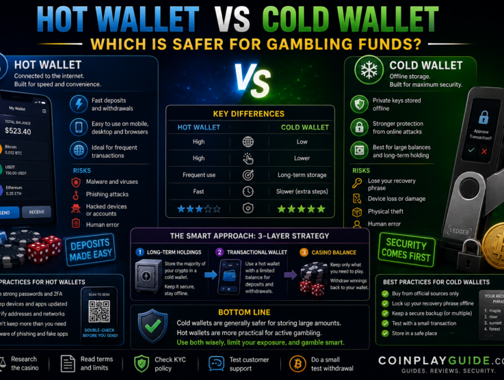 🔥 Hot Wallet vs Cold Wallet – Which Is Safer for Gambling Fund