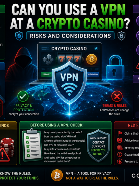 🔐 Can You Use a VPN at a Crypto Casino? Risks and Considerations