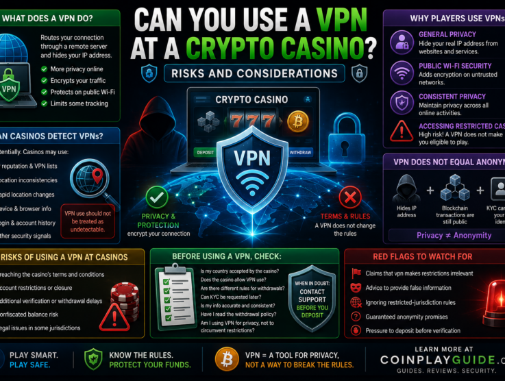 🔐 Can You Use a VPN at a Crypto Casino? Risks and Considerations